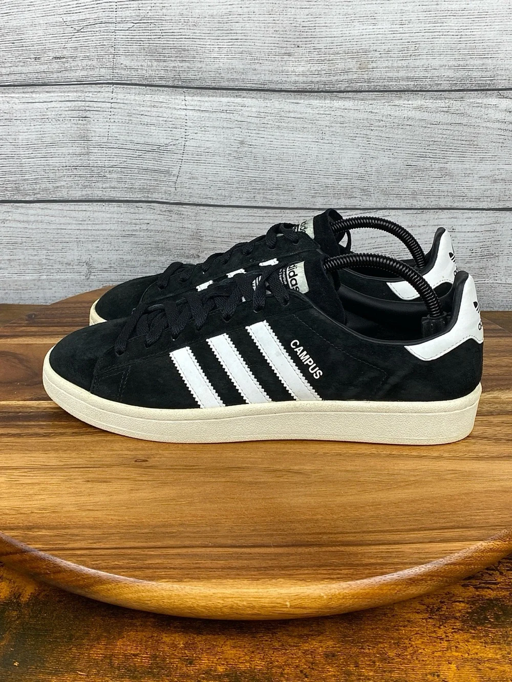 adidas Campus Black White Men’s Sneakers BZ0084 Shoe Size 8.5